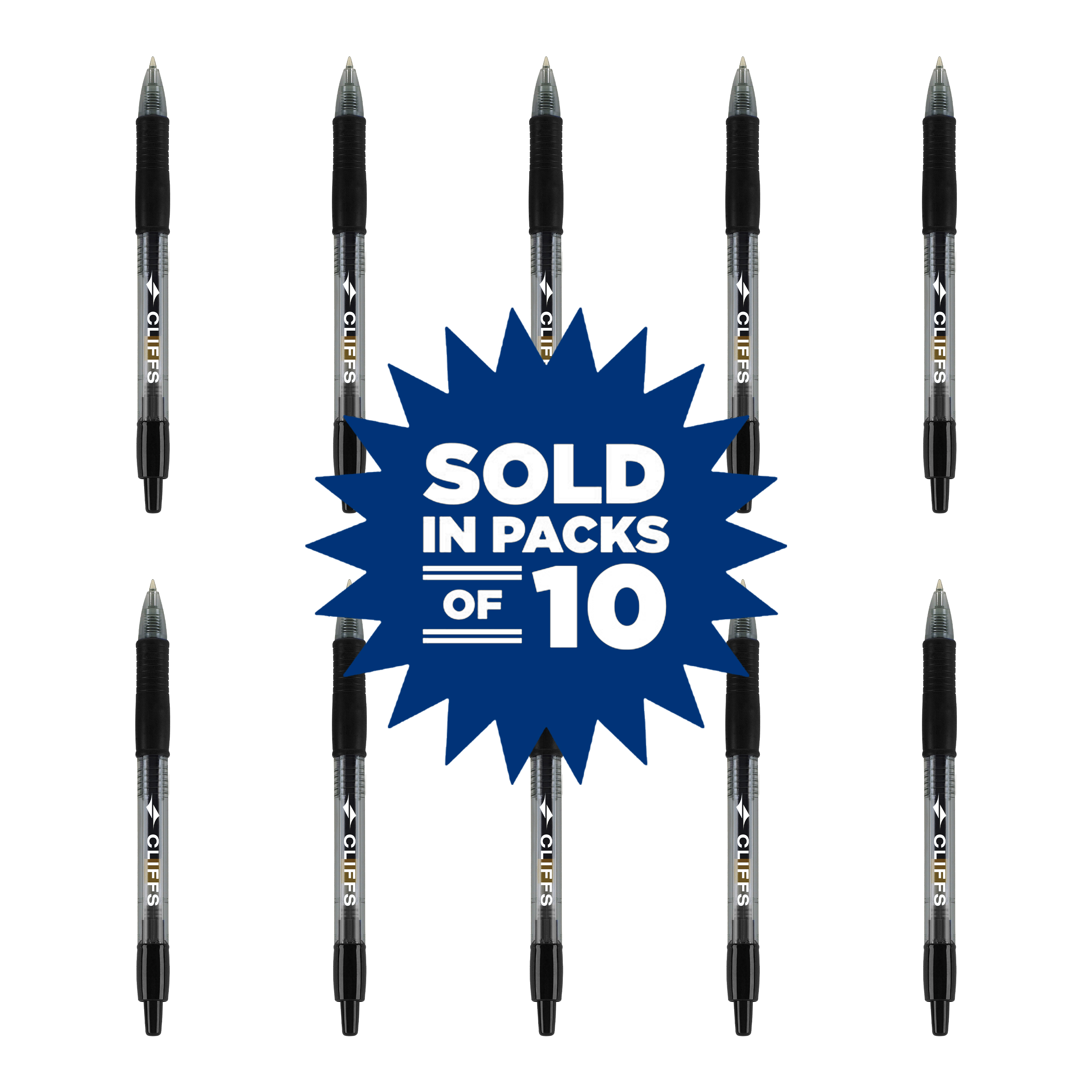G2 Gel Roller Pen - Black Ink (10 Pack)