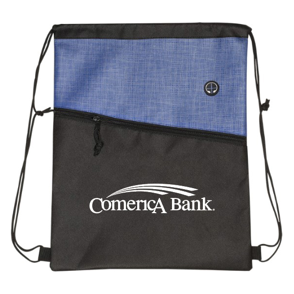 Tonal/Heathered Drawstring Backpack