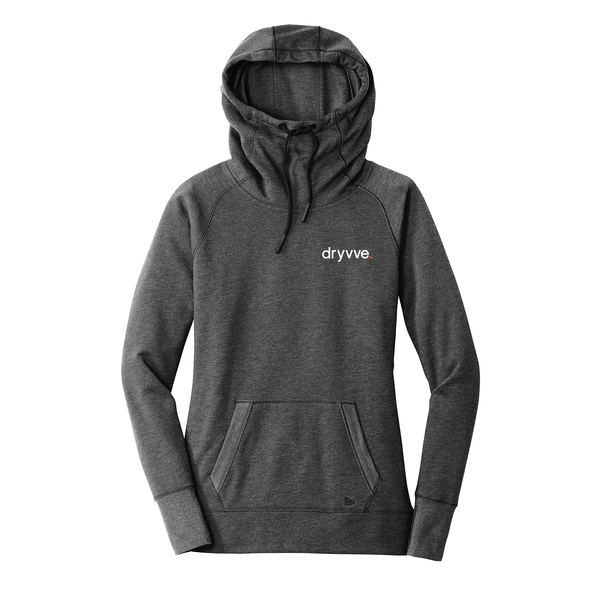 Ladies' New Era Tri-Blend Fleece Pullover Hoodie
